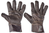FRANCOLIN vel.10" rukavice z hovězí nábytkové kůže,EN388:2016 (2121X)