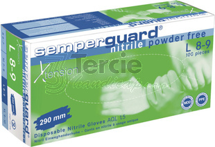 Jednorázové rukavice Semperguard nitrile Xtension nitrilové,nepudrované