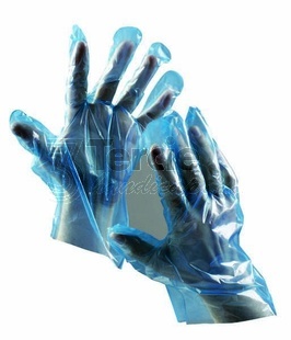 Jednorázové rukavice DUCK BLUE z polyetylénové folie