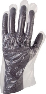 Jednorázové rukavice HDPE polyetylenové