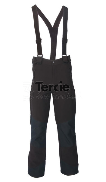 MONTPELIER 1449,kalhoty, UNISEX Softshell, černé, zimní varianta