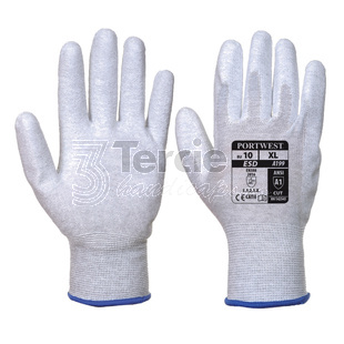 A199 ESD antistatické rukavice, PU dlaň