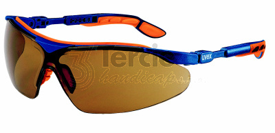 Brýle uvex i-vo 9160068,PC hnědý/UV 5-2,5; SV sapphire,rámeček modrý/oranžový