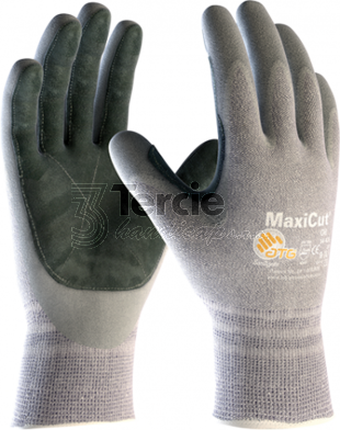 MaxiCut® Oil™ 34-470LP rukavice protiřezné NBR povrstvení s kůží EN 388:2016 (4.4.4.4.D)