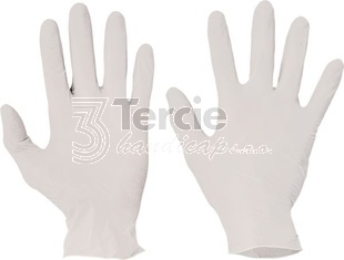 FF LOON LIGHT HS-06-002 jednorázové latexové pudrované rukavice (BOX=100ks),EN420,food contact