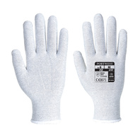 A197 ESD antistatické rukavice bez povrstvení,EN388 (113XX),EN16350 Úroveň R < 1.0 x 108 ohm