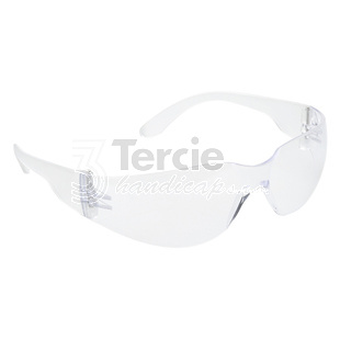PW32CCLWRAP AROUND čiré ochranné brýle,straničky transparentní EN166 1F