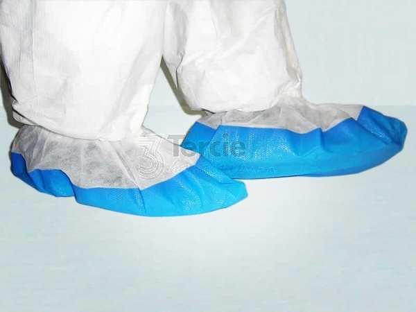 Návlek na obuv 41x16 cm jednorázový, modrobílý