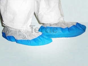 Návlek na obuv 41x16 cm jednorázový, modrobílý