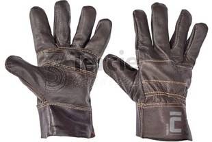 FRANCOLIN vel.10" rukavice z hovězí nábytkové kůže,EN388:2016 (2121X)