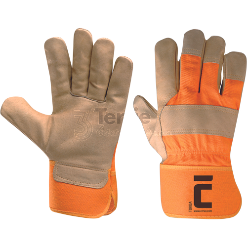 TORDA FH vel.11" rukavice kombinované kůže-textil,EN388(3121X)