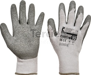 DIPPER nylonové rukavice máčené v latexu EN388:2016 (3141X),EN407 (X1XXXX)
