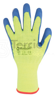 DAVIS pracovní rukavice akrylové rukavice máčené v latexu