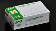 PD-LX-PWF nepudrované jednorázové latexové rukavice,bílá(BOX=100)