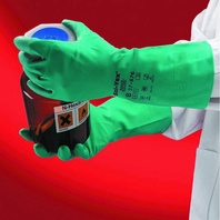 Rukavice SOL-VEX 37-676, antistatické, odolné chemikáliím,zelené