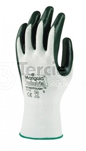 N110 Nitrotough pracovní rukavice z nylonového úpletu nánosovaná nitrilem