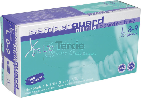 Semperguard®Nitrile Xtra lite jednorázové nitrilové rukavice nepudrované