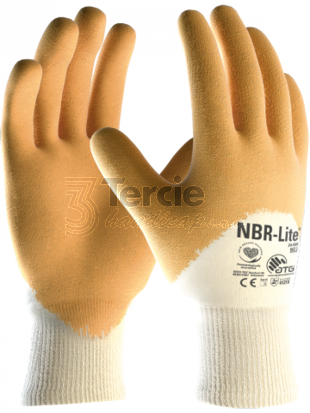 NBR-Lite® 24-985 ATG® pracovní rukavice z NBR nitrilové pěny 3/4 máčené,EN388(4121X)