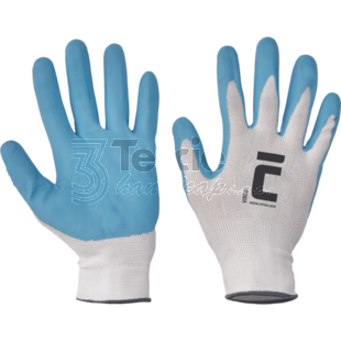 VIREO pracovní  rukavice nylonové nánosované mikroporézním nitrilem,EN388(3121X)