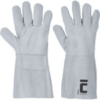 MERLIN rukavice celokožené svářečské EN388(2123X);EN407(41XX3X);TYPE B