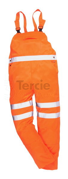 RT43 HiVis oranžové reflexní laclové kalhoty,EN ISO 20471 Třída 2,RIS-3279-TOM