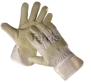 SHAG zateplené pracovní rukavice zvepřové štípenky a bavlněné tkaniny,EN388(2121X)