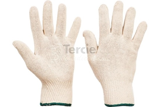 AUKLET rukavice bavlněné pletené,bezešvé