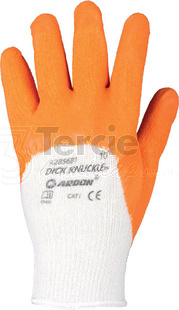 DICK KNUCKLE rukavice máčené v latexu