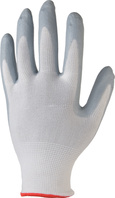 BRAD rukavice, nylonový úplet povrstvený nitrilem