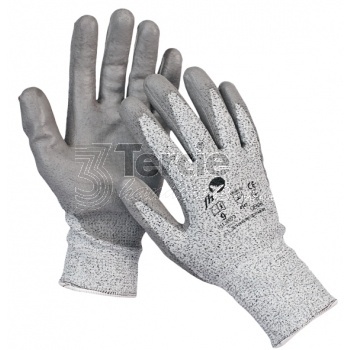 OENAS pracovní rukavice pletené z vlákna DYNEEMA a nylonu povrstvené polyuretanem,neprůřezné,třída 3