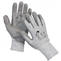 OENAS pracovní rukavice pletené z vlákna DYNEEMA a nylonu povrstvené polyuretanem,neprůřezné,třída 3