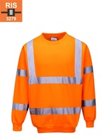 B303 mikina Hi-Vis,35%BA,65%PES,EN ISO 20471,RIS-3279-TOM,Třída 3