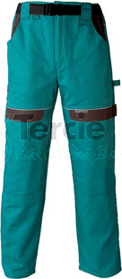 COOL TREND 202,vel.58/6 prodloužené,zelená,kalhoty pasové 260g/m2