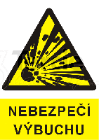 Nebezbečí výbuchu, 0401a,plast A4