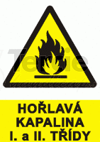 Hořlavá kapalina I. a II. třídy, 0399a