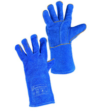 PATON vel.11" rukavice svářečské modré,celokožené