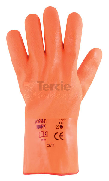 MARK PVC pracovní rukavice, vel.10, zateplené