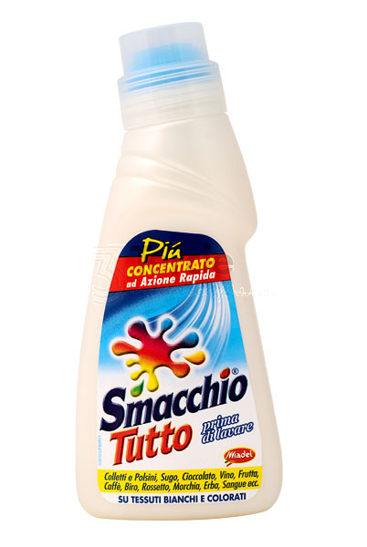 NEFLEK SMACCHIO TUTTO 250 ml (odstraňovač skvrn z bílého i barev. prádla s kartáčkem)