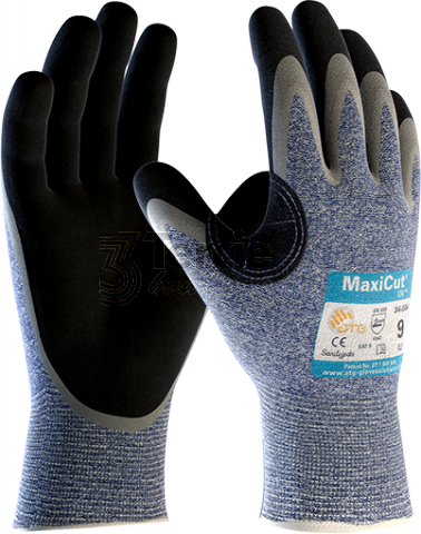 MaxiCut® Oil™ 34-504 ATG® rukavice protiřezné s NBR nitrilovým povrstvením EN388 (4443C)
