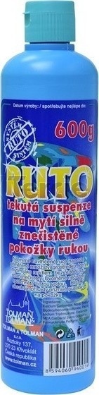 RUTO 600 g tekutá suspenze na mytí silně znečistěné pokožky rukou