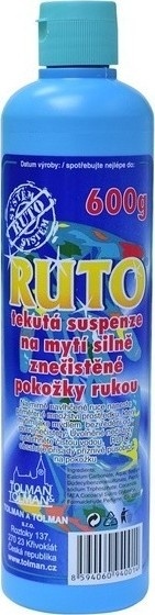 RUTO 600 g tekutá suspenze na mytí silně znečistěné pokožky rukou