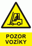 Pozor vozíky 1199d),A4,plast