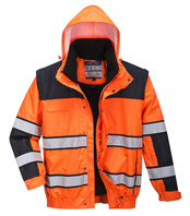 C466 reflexní bunda BOMBER Classic 3v1 Hi-Vis,EN ISO 20471,EN343