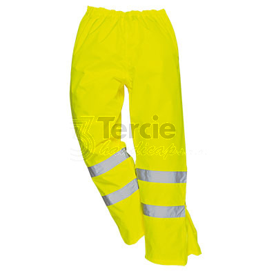 S487 reflexní kalhoty do pasu nepromokavé Hi-Vis,EN ISO 20471,RIS-3279-TOM