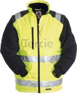 HIWAY Hi-Vis pánská bunda s refl.pruhy vel.5XL, žlutá