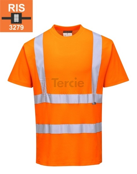 S170 Comfort HiVis triko s krátkými rukávy,55%BA,45%PES,EN ISO 20471 Třída 2