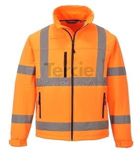 S424 Hi-Vis Classic softshelová bunda,EN ISO 20471 Třída 3