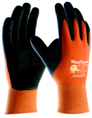 MAXITHERM 30-201 rukavice z akrylového úpletu,polomáčená v latexu,EN388(1241B),EN407(X2XXXX),EN511(X1X)