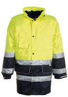 SECURITY Hi-Vis reflexní parka,EN ISO 20471, EN ISO 343 3:1