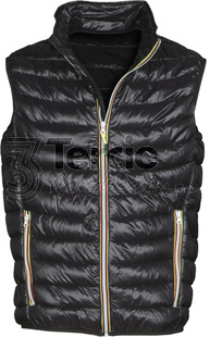 REPLY pánská prošívaná vesta s kontrastním zipem